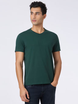 Pepe Jeans - Green Solid T-Shirt