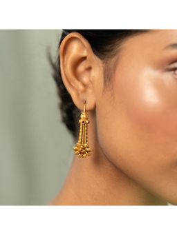 Shaya by CaratLane - Peruviana Bloom Earrings in Gold Plated 925 Silver