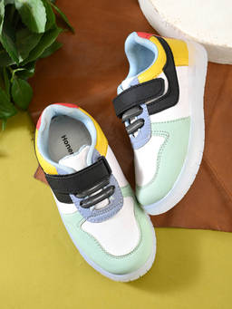 Honers27 - Lightweight Comfort Sole Multi-Color Velcro Sneakers