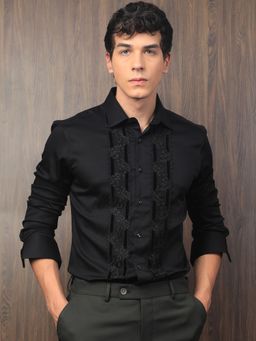 Rare Rabbit - Ciro Black Shirt