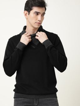 Rare Rabbit - Denver Black Sweatshirt