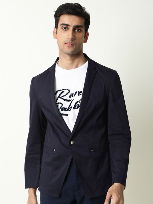 Rare Rabbit Glaze Navy Blazer