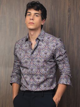 Rare Rabbit - Mosaic Purple Shirt