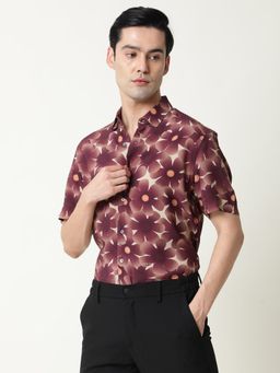 Rare Rabbit - Parles Brown Shirt