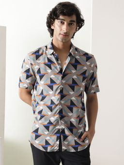 Rare Rabbit - Radium Grey Shirt