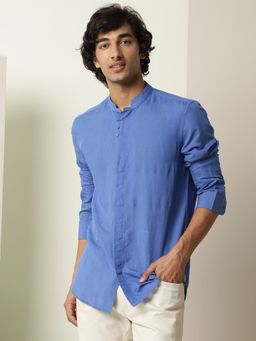 Rare Rabbit - Throne Blue Shirt