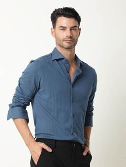 Rare Rabbit - Vertical Blue Shirt