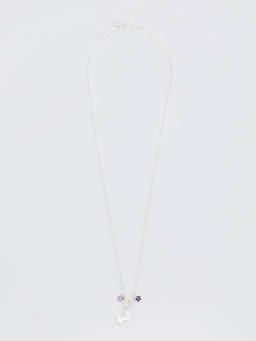 Pomelo - Puppy Charm Necklace - Silver