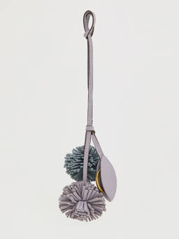 Pomelo - Pom-Pom Pendant Keyring - Purple