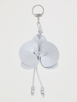 Pomelo - Orchid Keyring - Mid Grey