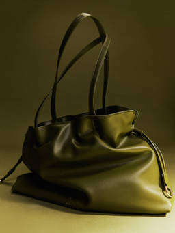 Pomelo - Drawstring Large Tote - Green