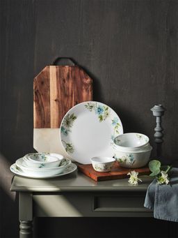 Corelle - Asia Collection 12 Pc Basic / Mini / Starter Breakfast Set Versa Bowl - Fairy Flora