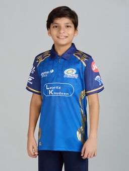 SKECHERS - Blue Printed Regular Jersey