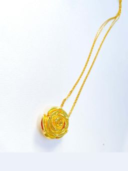 ORNAMAAS - 22K Gold-Plated Rose Gold Pendant