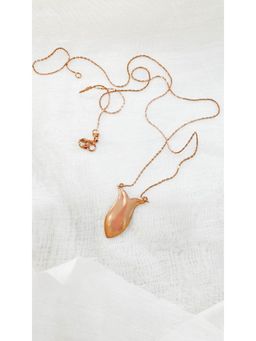 ORNAMAAS - Rose Gold Plated Fish Pendant