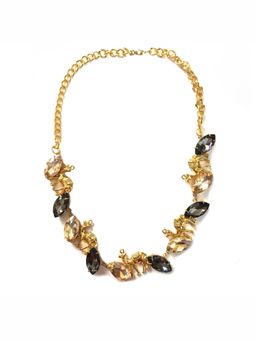 ORNAMAAS - Camel Smoke Gold Black Necklace