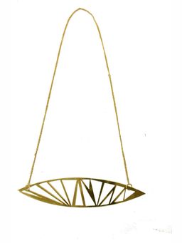 ORNAMAAS - Gold Tribal Tiaben Long Necklace