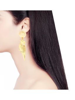 ORNAMAAS - Love Bird Gold Earrings
