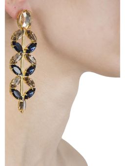 ORNAMAAS - Raballi Blue Geometric Earring
