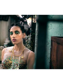 ORNAMAAS - Camel Stick March Gold Necklace