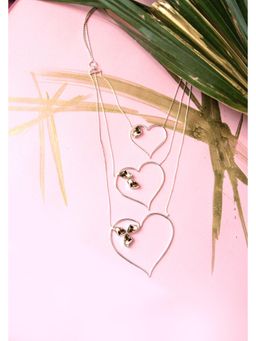 ORNAMAAS - Galactic Cut Multi-Layered 9K Silver Plated Necklace