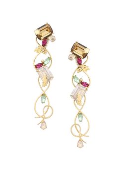 ORNAMAAS - Trellis Bud Multicolour Earrings