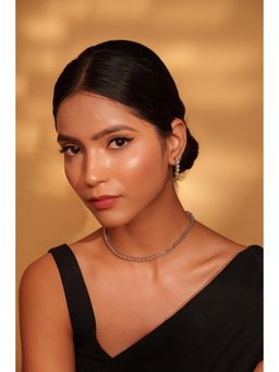 Zevar By Geeta - Yahvi Necklace With Pair Of Earring