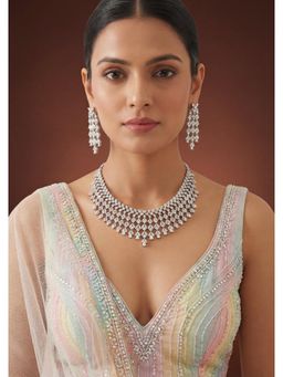 Zevar By Geeta - Jaishree Necklace With Pair Of Earring