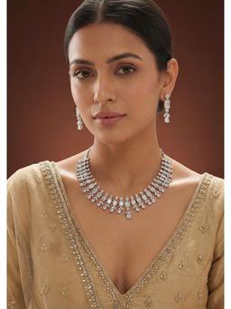 Zevar By Geeta - Jigyasa Necklace With Pair Of Earring