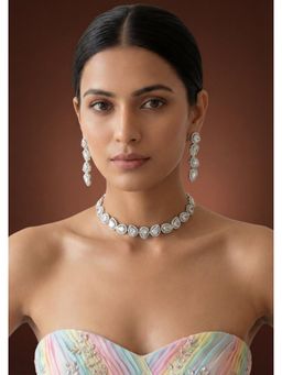 Zevar By Geeta - Janiya Necklace With Pair Of Earring
