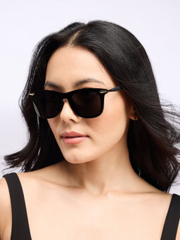 Twenty Dresses by Nykaa Fashion - Black Square Shaped Wayfarer Sunglasses