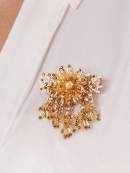 House of D'oro - Handcrafted Brooch for Women Classic Design Goldilocks