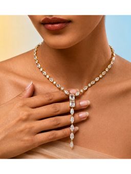Arvino - Crystal Lariat Necklace