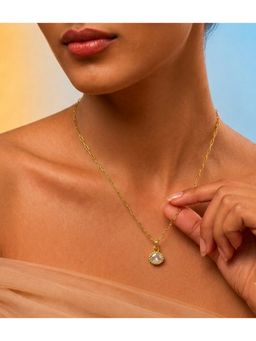Arvino - 92.5 Sterling Oval Crystal Pendant Necklace
