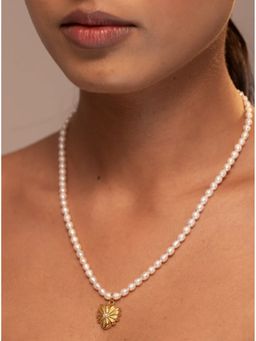 AURA STUDIO - 18Kt Gold Plated Freshwater Pearl Necklace