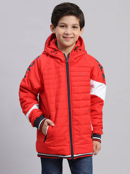 Monte Carlo - Red Solid Hood Jacket