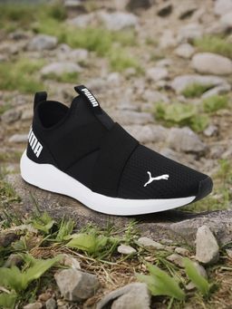 Puma - Prowl Slip On Women Black Training Shoes