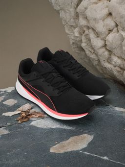 Puma - Transport Unisex Black Running Shoes