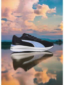 Puma - Electrify Nitro 2 Womens Black and Blue Running Shoes