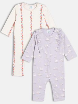 MINI KLUB - Cotton Printed Rompers (Pack of 2)
