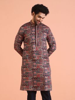 KISAH - Men Multi-Color Printed Kurta