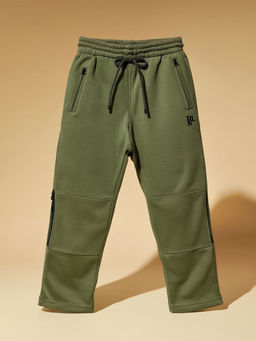 Purple United Kids - Boys Olive Trackpant