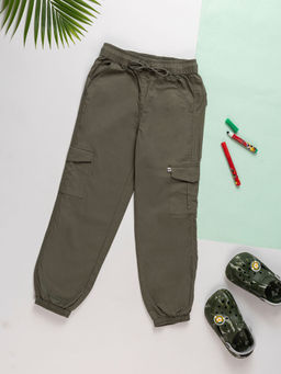 Purple United Kids - Boys Olive Trouser