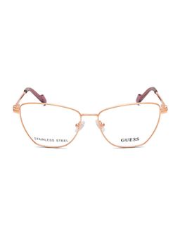 Guess - Rose Gold Cat Eye Shaped Frame For Women (GU5046854028FR) (54)