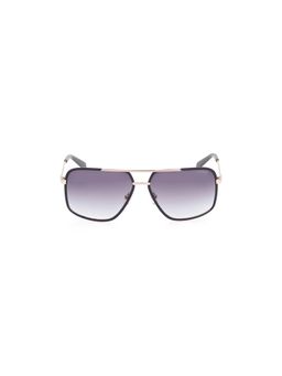 Guess - Grey 100% UV Protected Pentagon Shaped Sunglass For Men (GUS001676020BSG) (60)