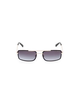 Guess - Grey 100% UV Protected Rectangular Shaped Sunglass For Men (GUS001685802BSG) (58)