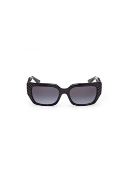 Guess - Grey 100% UV Protected Rectangular Shaped Sunglass For Women (GUS0025401B55SG) (55)