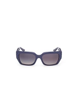 Guess - Grey 100% UV Protected Rectangular Shaped Sunglass For Women (GUS0025490B55SG) (55)