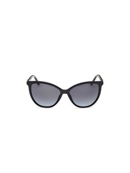 Guess - Grey 100% UV Protected Cat Eye Shaped Sunglass For Women (GUS0025601B58SG) (58)