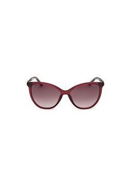 Guess - Brown 100% UV Protected Cat Eye Shaped Sunglass For Women (GUS0025669F58SG) (58)